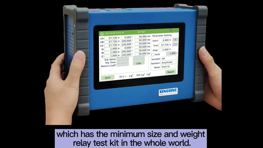 KFA300: Software Introduction of KFA300 Mini Handheld Protection Relay Tester