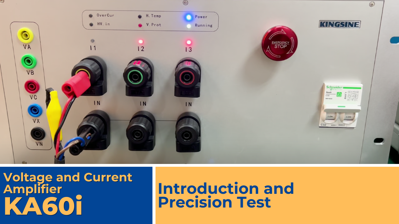 Simulation Power Amplifier KA60i: Introduction and Precision Test